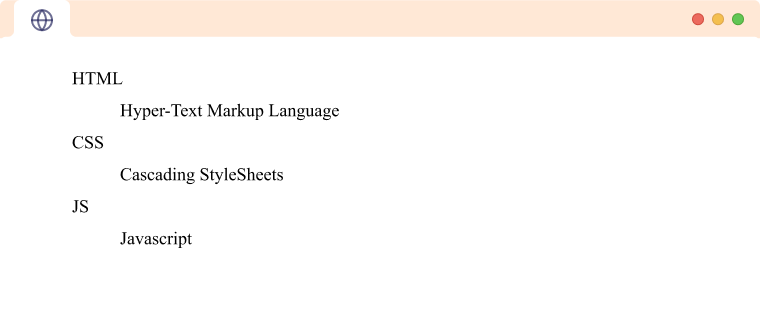 HTML Description List An HTML description list example