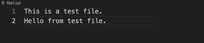 Contents of Our File